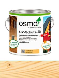 Осмо захисне масло з УФ-фільтром Osmo UV Schuts ol 420 3л в Києві от компании Лаки Краски