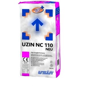 Нивелирующая масса для гипсовых основанийUzin Uzin NC 110 25кг