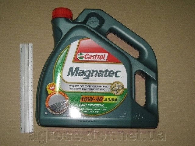 Масло моторн. Castrol  Magnatec 10w-40 A3/B4 (Канистра 4л) 15CA1F від компанії АГРОСЕКТОР - фото 1