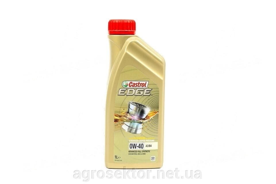 Масло моторне Castrol EDGE  0W-40 А3/В4 (Канистра 1л) 15336D від компанії АГРОСЕКТОР - фото 1