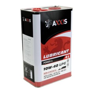 Масло моторн. AXXIS 10W-40 LPG Power A (Канистра 4л) 48021043874