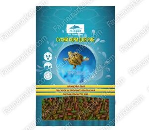 Черепаха сухий корм для малих видів черепах, FLIPPER — 30 г/100 мл