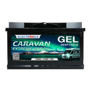 Гелевий акумулятор Electronicx Німеччина 110ah 12v Caravan Extreme Edition GelBatterie