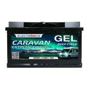 Гелевий акумулятор Electronicx Caravan Німеччина 100ah 12v Extreme Edition GelBatterie