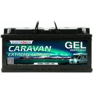 Гелевий акумулятор Electronicx Німеччина 140ah 12v Caravan Extreme Edition GelBatterie