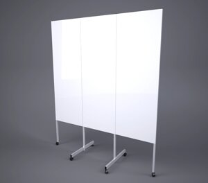 Ширма медична пластикова Elegant 180 х150 см 3 секції