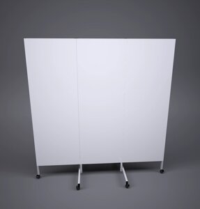 Ширма медична пластикова Elegant 157х150 см 3 секції