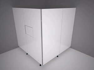 Складна перегородка ширма пластикова 4 М