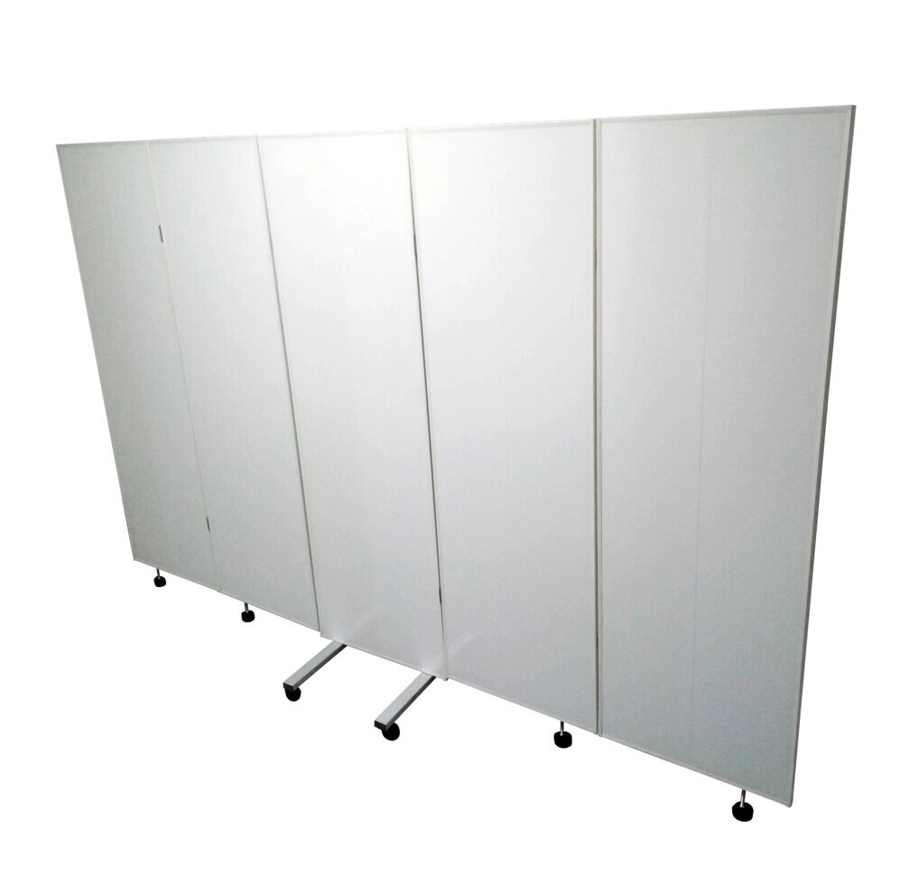 Ширма медична пластикова 157х250 см 5 секцій від компанії ШирмаМаркет - фото 1