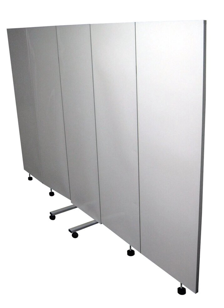 Ширма медична пластикова Класик 157х250 см 5 секцій від компанії ШирмаМаркет - фото 1