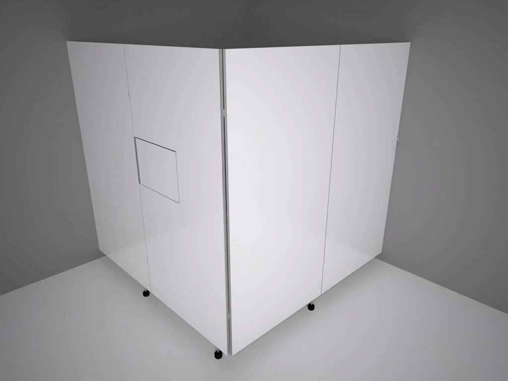 Складна перегородка ширма пластикова 4 М від компанії ШирмаМаркет - фото 1