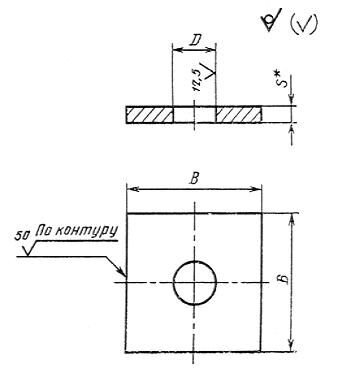 Плита анкерная