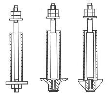 Фундаментный болт Тип 4.1, 4.2, 4.3