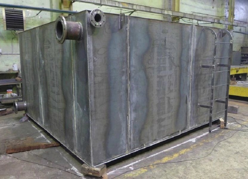 Резервуар сталевий прямокутний 5 м3 від компанії ТОВ "ОЛТЕХ" - фото 1