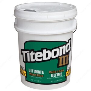 Універсальний ПВА клей для дерева Titebond III Ultimate Wood Glue D4, світло-коричневий, 20кг