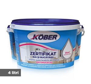 Фарба вологостійка для ванни Kober Zertifikat