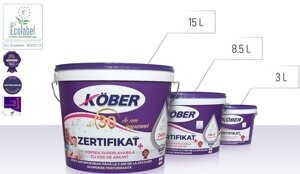 Kober Zertifikat Plus матова миюча фарба з іонами срібла