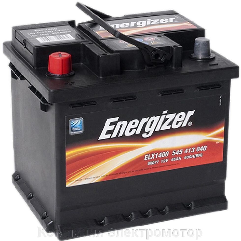 Аккумулятор Energizer 6ст-45 L+ (400А) 207*175*190 від компанії Компанія Єлектромотор - фото 1
