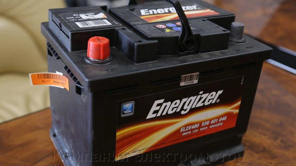 Аккумулятор Energizer 6ст-56 L+ (480A) 242*175*190 ##от компании## Компания Электромотор - ##фото## 1