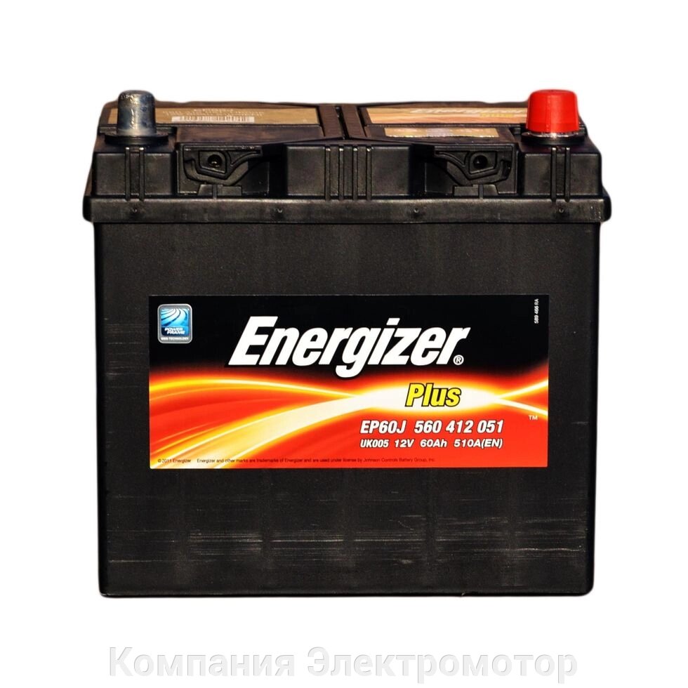 Аккумулятор Energizer 6ст-60 R+ (510А) 232*173*225 від компанії Компанія Єлектромотор - фото 1