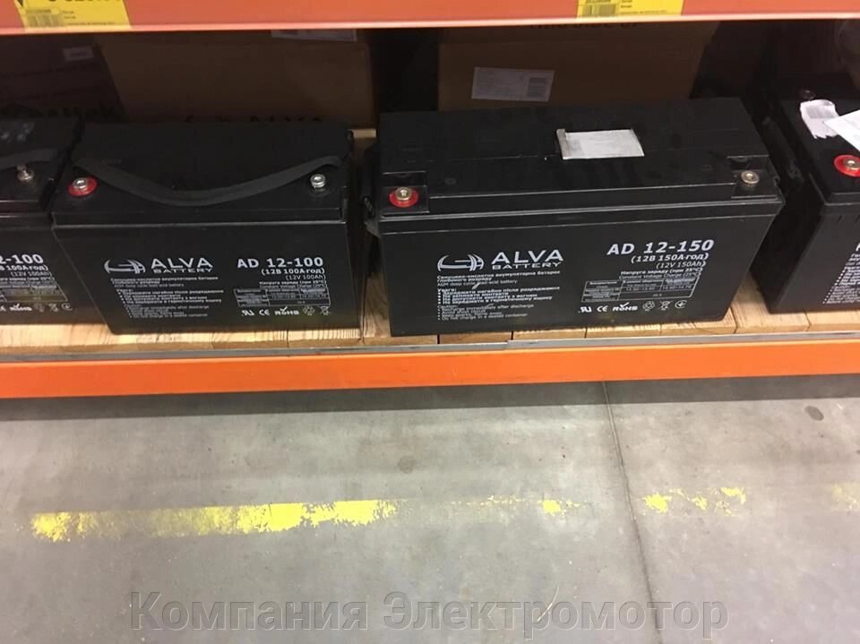 Акумулятор Alva AS12-100 від компанії Компанія Єлектромотор - фото 1