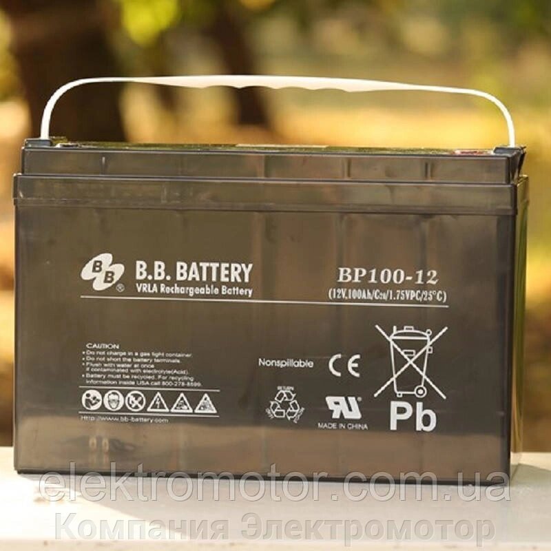 Акумулятор BB Battery BP100-12/I2 від компанії Компанія Єлектромотор - фото 1