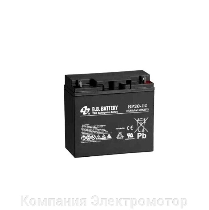 Акумулятор BB Battery BP20-12 / B1 від компанії Компанія Єлектромотор - фото 1