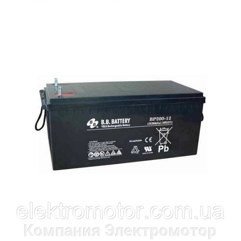 Акумулятор BB Battery BP200-12/B9 від компанії Компанія Єлектромотор - фото 1