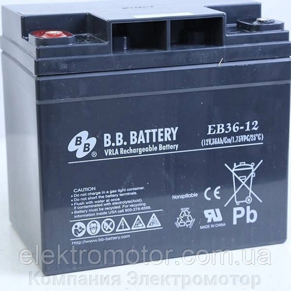 Акумулятор BB Battery EB 36-12 від компанії Компанія Єлектромотор - фото 1
