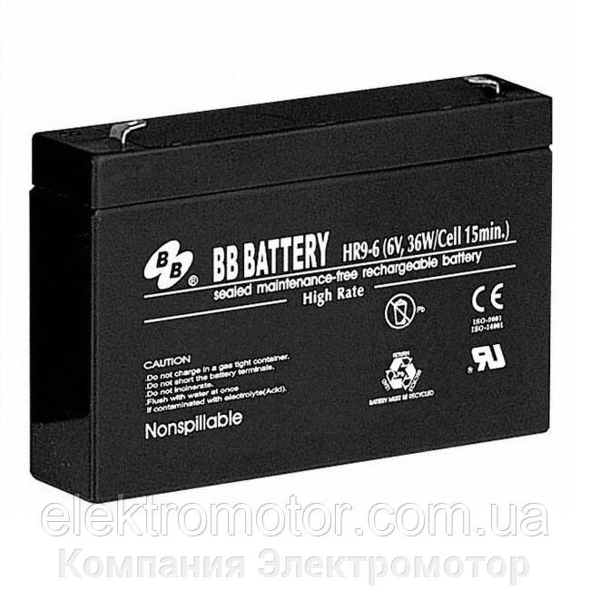 Акумулятор BB Battery HR9-6/T2 від компанії Компанія Єлектромотор - фото 1