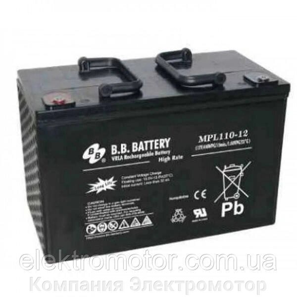Акумулятор BB Battery MPL110-12/B6 від компанії Компанія Єлектромотор - фото 1