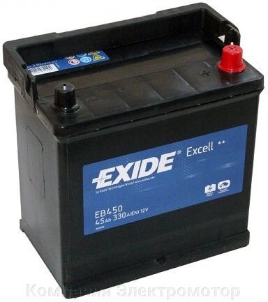 Акумулятор Exide 6ст-45 R + (300А) 234 * 127 * 220 від компанії Компанія Єлектромотор - фото 1