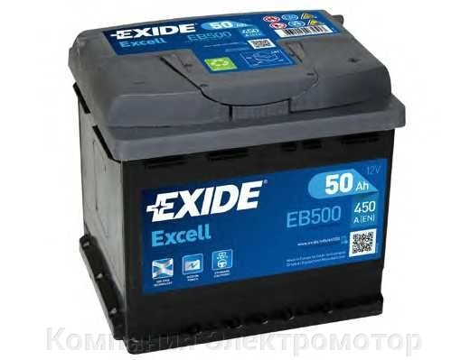 Акумулятор Exide 6ст-50 R + (450А) 207 * 175 * 190 від компанії Компанія Єлектромотор - фото 1