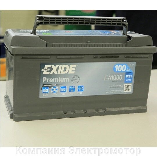 Акумулятор Exide Premium 6СТ-100 Євро від компанії Компанія Єлектромотор - фото 1