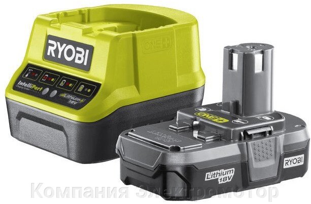 Акумулятор і зарядний пристрій Ryobi ONE + RC18120-113 (5133003354) від компанії Компанія Єлектромотор - фото 1