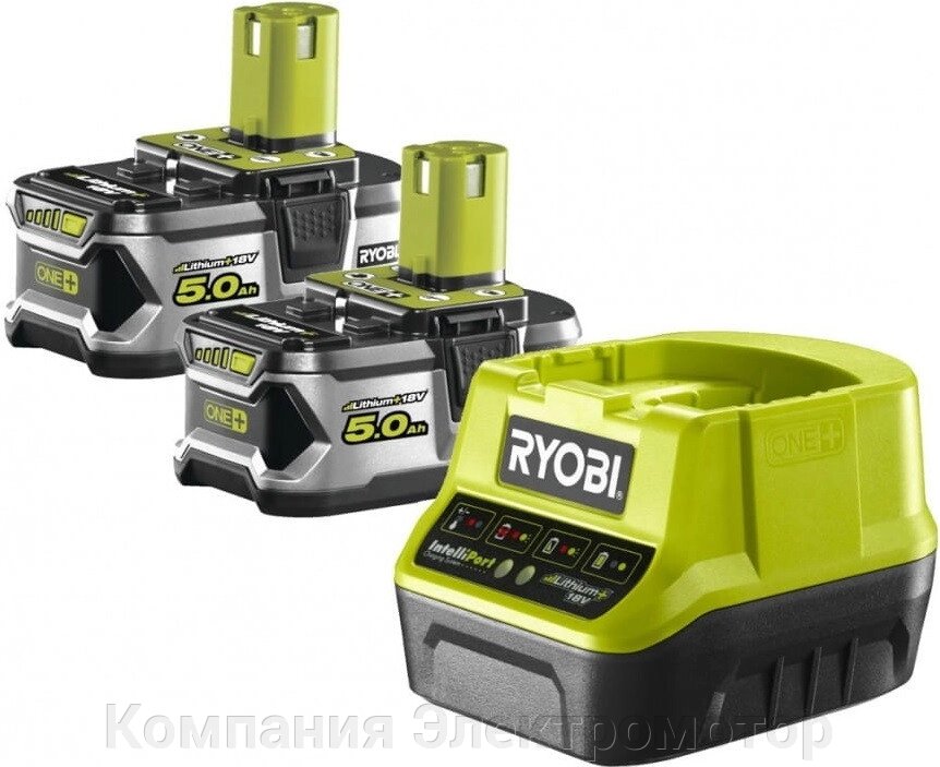 Акумулятор і зарядний пристрій Ryobi ONE+ RC18120-250 Lithium+ (5133003364) від компанії Компанія Єлектромотор - фото 1