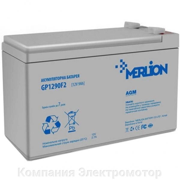 Акумулятор MERLION GP1290F2 від компанії Компанія Єлектромотор - фото 1