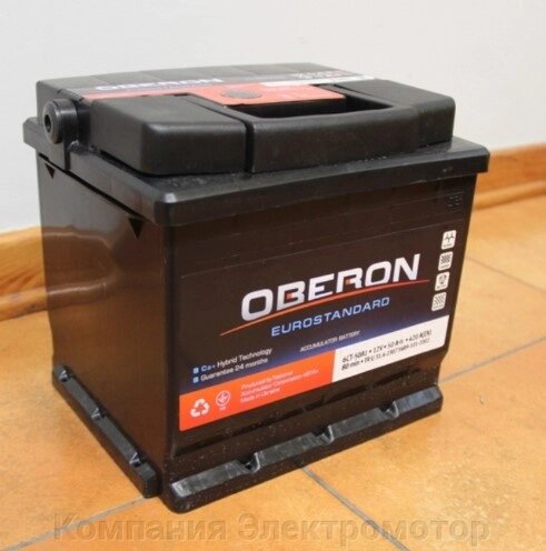 Акумулятор OBERON Eurostandard 6CT 77Ah [–|+] від компанії Компанія Єлектромотор - фото 1