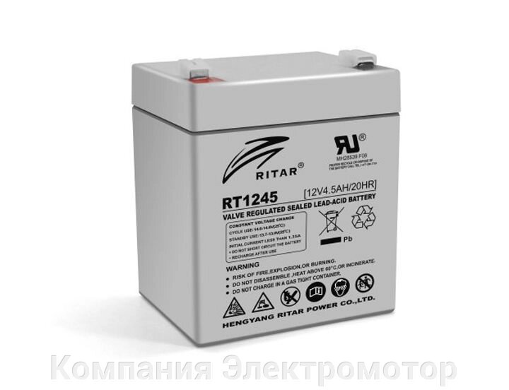 Акумулятор RITAR RT1245B від компанії Компанія Єлектромотор - фото 1