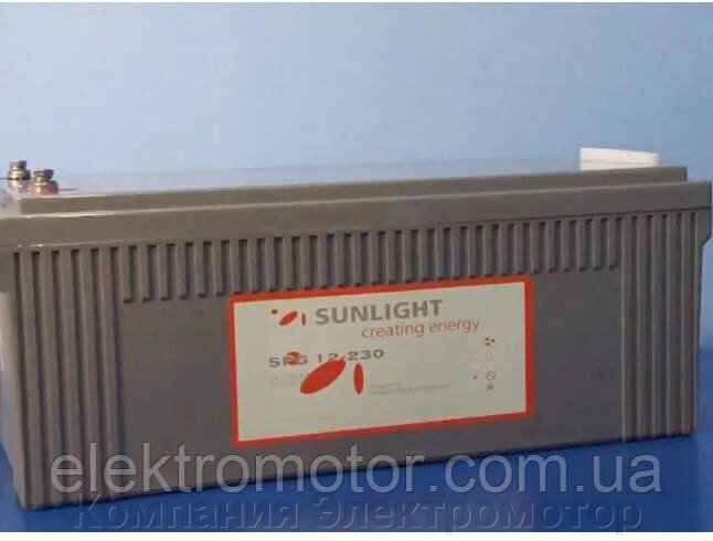 Акумулятор Sunlight spg 12 150 від компанії Компанія Єлектромотор - фото 1