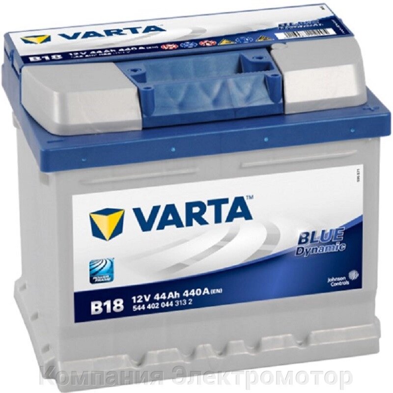 Акумулятор VARTA 6CT 44 Blue Dynamic (B18) від компанії Компанія Єлектромотор - фото 1