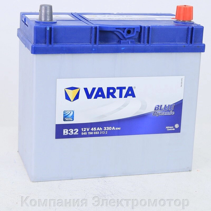 Акумулятор VARTA 6CT 45 Blue Dynamic (B32) від компанії Компанія Єлектромотор - фото 1