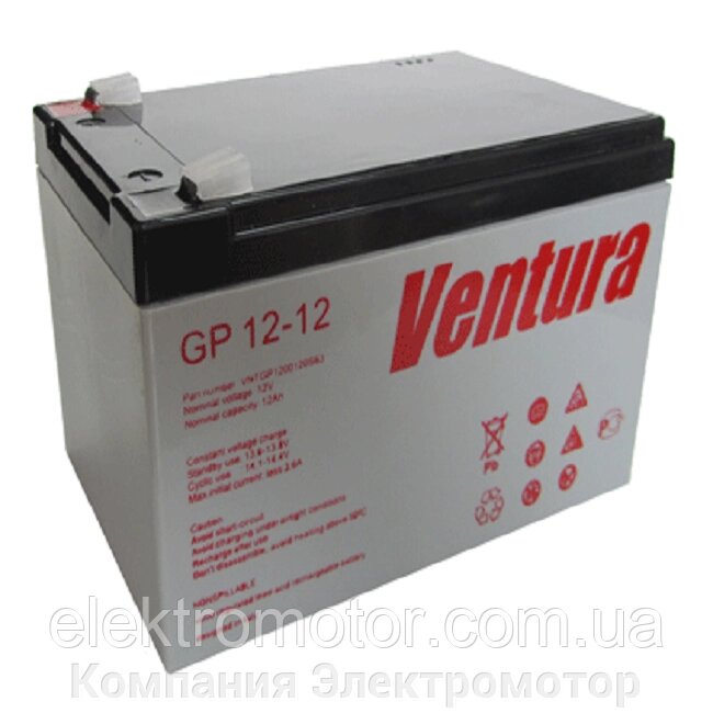Акумулятор Ventura GP 12-12 від компанії Компанія Єлектромотор - фото 1