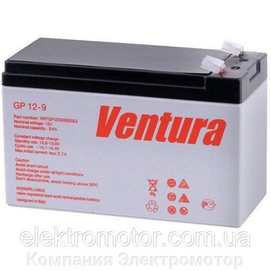 Акумулятор Ventura GP 12-9 від компанії Компанія Єлектромотор - фото 1