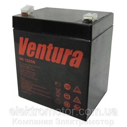 Акумулятор Ventura HR 1222W (5Ah) від компанії Компанія Єлектромотор - фото 1
