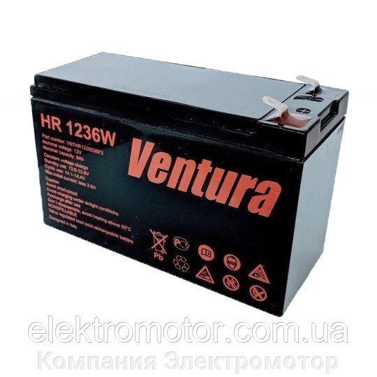 Акумулятор Ventura HR 1236W (9Ah) від компанії Компанія Єлектромотор - фото 1