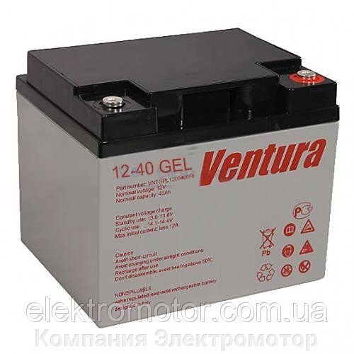 Акумулятор Ventura VG 12-40 Gel від компанії Компанія Єлектромотор - фото 1