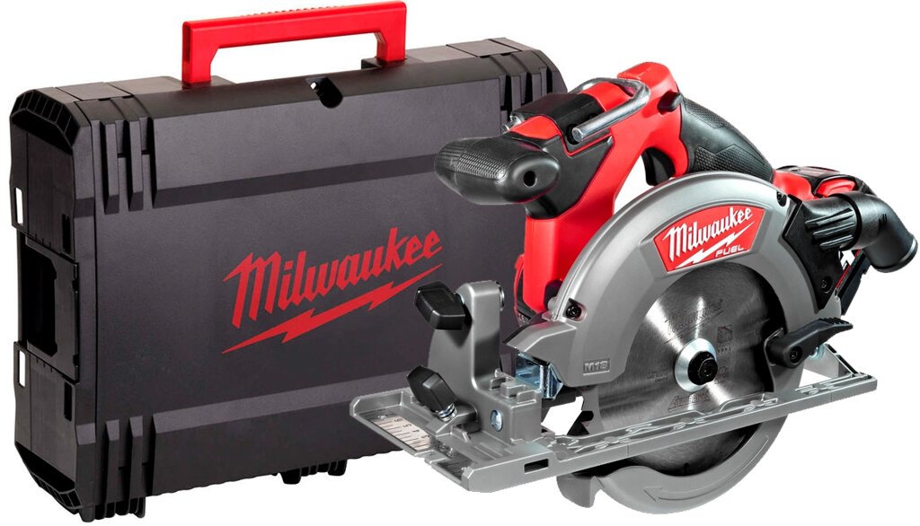 Акумуляторна циркулярна пила Milwaukee M18 CCS55-0X без АКБ і ЗУ (4933451429) від компанії Компанія Єлектромотор - фото 1