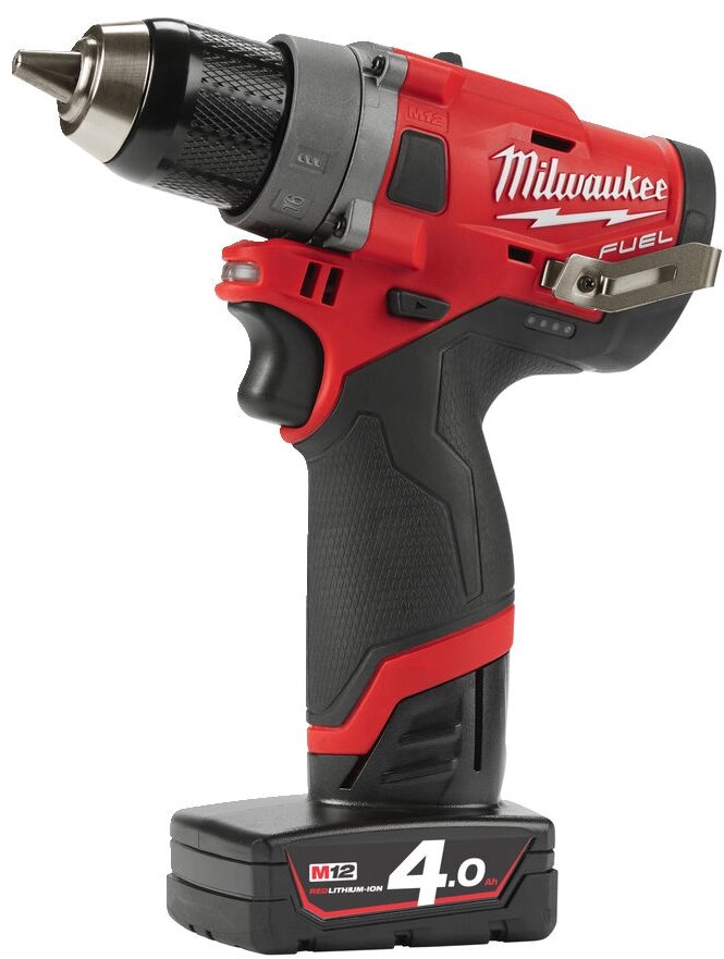 Акумуляторна дриль-шуруповерт Milwaukee M12 FDD-402X (4933459818) від компанії Компанія Єлектромотор - фото 1