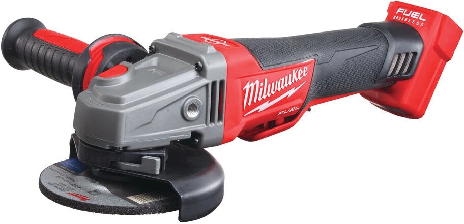 Акумуляторна кутова шліфувальна машина Milwaukee M18 CAG125XPDB-0X без АКБ і ЗУ (4933451427) від компанії Компанія Єлектромотор - фото 1